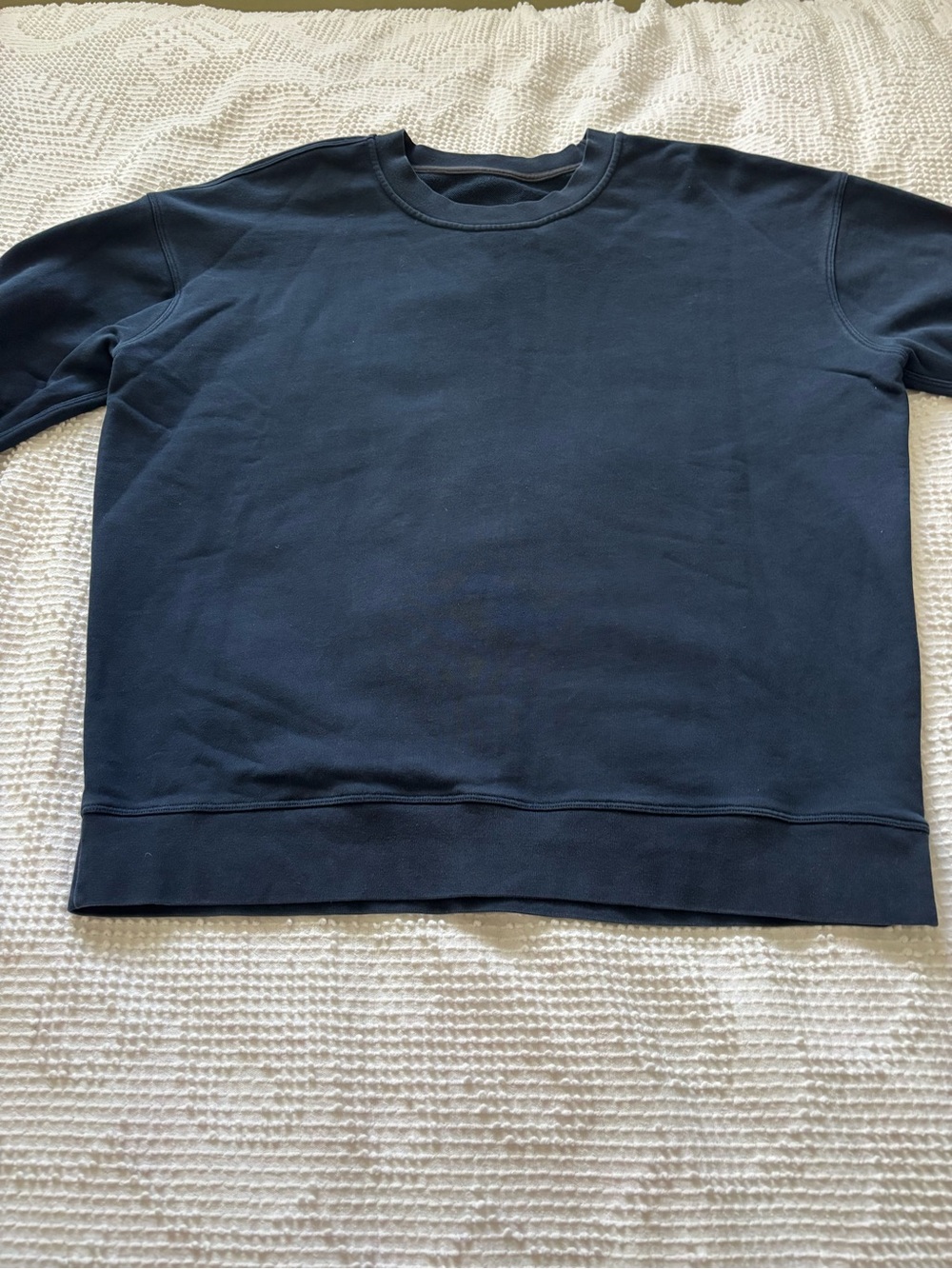 Lululemon Perfectly Oversized Crew True Navy Sweatshirt Size 6